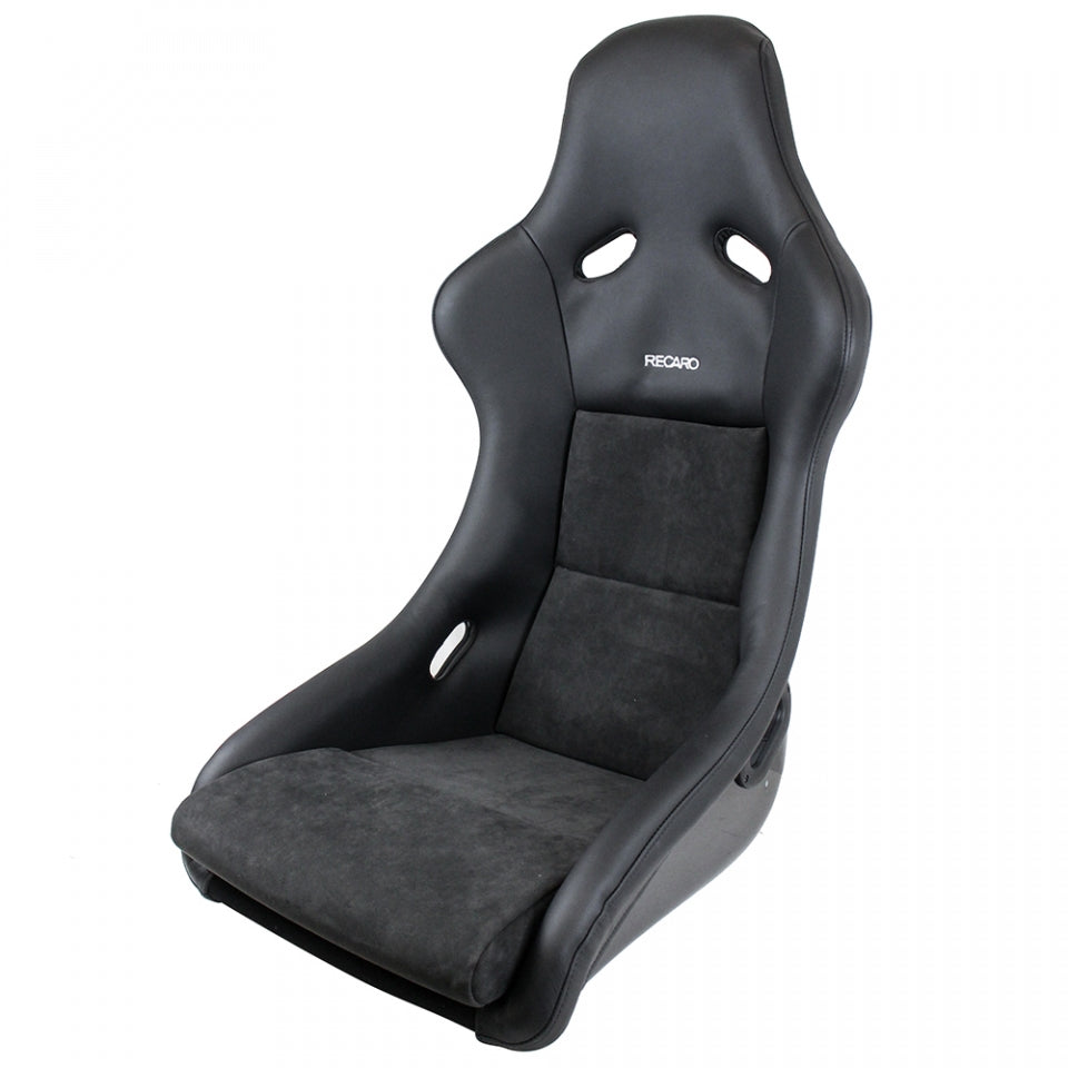 Recaro Pole Position N.G. Seat - Black Leather/Grey Suede