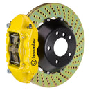 Brembo 23+ GR Corolla Rear GT BBK 4 Piston Cast 345x28 2pc Rotor Drilled- Yellow (2P1.8062A5)