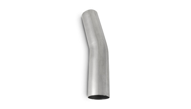 Vibrant 3in O.D. T304 SS 15 deg Mandrel Bend 5in x 5in leg lengths (5in Centerline Radius) (13132)