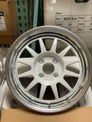 WedsSport Racing 2P 15x7" +35 4x100 White Wheel Set