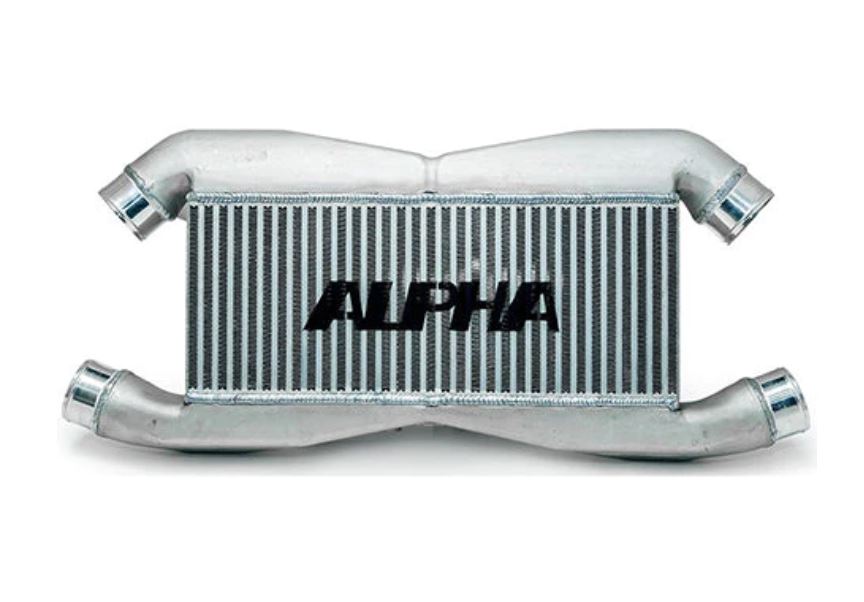 AMS Performance 2009+ Nissan GT-R R35 Replacement Alpha Front Mount Intercooler for IC Piping w/Logo (ALP.07.09.0007-1)