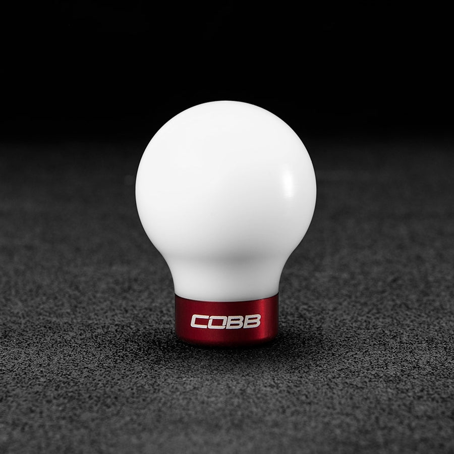 Cobb 08-15 EVO X GSR/MR/MRT White with Red Base Shift Knob (252350-W-RD)