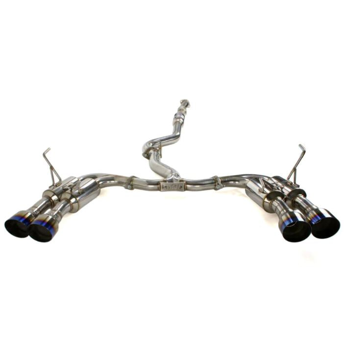 Invidia 2022+ Subaru WRX Gemini Single Layer Quad Titanium Tip Cat-Back Exhaust