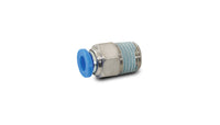 Vibrant Male Straight Pneumatic Vacuum Fitting (1/8in NPT Thread) - for 1/4in (6mm) OD tubing