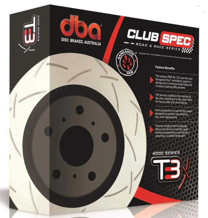 DBA 03-09 350Z / 03-04 G35 w/ Brembo Front Slotted 4000 Series Rotor (4600S)