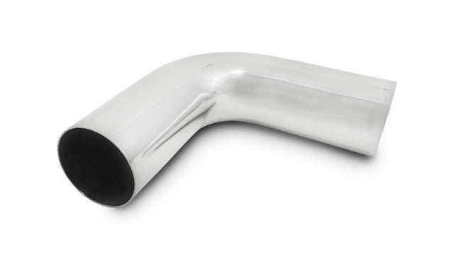 Vibrant 3in O.D. Universal Aluminum Tubing (90 degree bend) - Polished (2176)