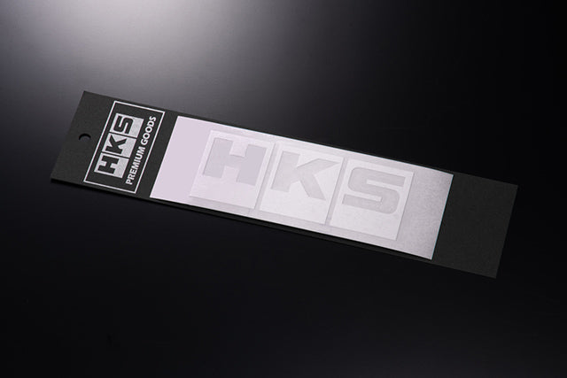 HKS LOGO Sticker W135 WHITE - (51003-AK150)