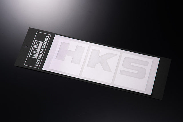 HKS LOGO Sticker W220 WHITE - (51003-AK153)