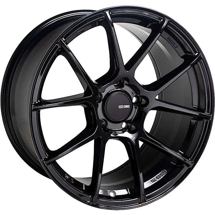 Enkei TS-V 18x9.5 5x120 +40 Wheel in Gloss Black Display Set! (4 wheels)