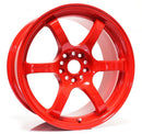 Gram Lights 57DR 18x9.5 +38 5-114.3 MILANO RED WHEEL