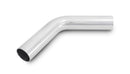 Vibrant 2.5in O.D. Universal Aluminum Tubing (60 degree Bend) - Polished