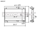 Koyo 09-11 Mazda RX-8 1.3L (MT) Radiator