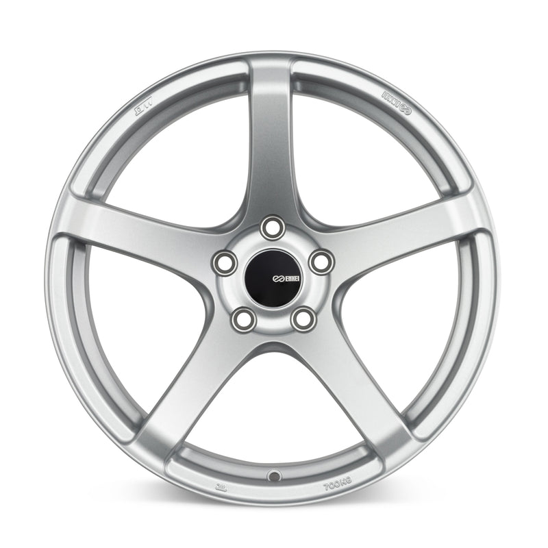 Enkei Kojin 17x9 45mm Offset 5x114.3 Bolt Pattern 72.6mm Bore Dia Matte Silver Wheel (476-790-6545SP)