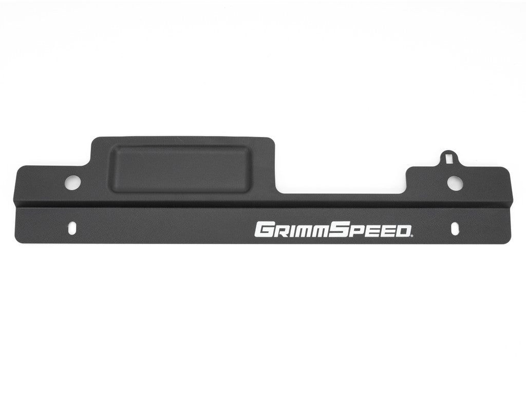 GrimmSpeed 02-07 Subaru Impreza/WRX / 04-07 STI Radiator Shroud w/Tool Tray - Black (096005)