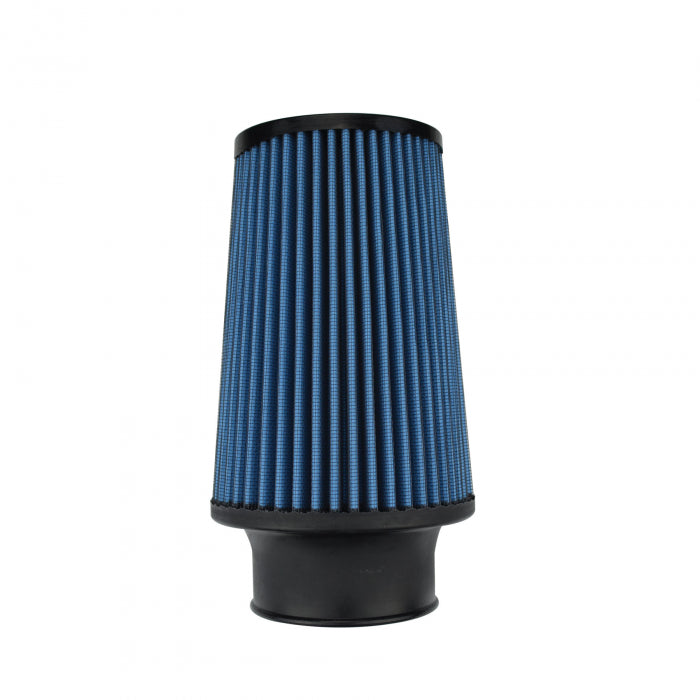 Injen NanoWeb Dry Air Filter 3.00in Neck 5.00in Base 7.00in Tall 4.00in Top 45 Pleats 9.05in Height (X-1078-BB)