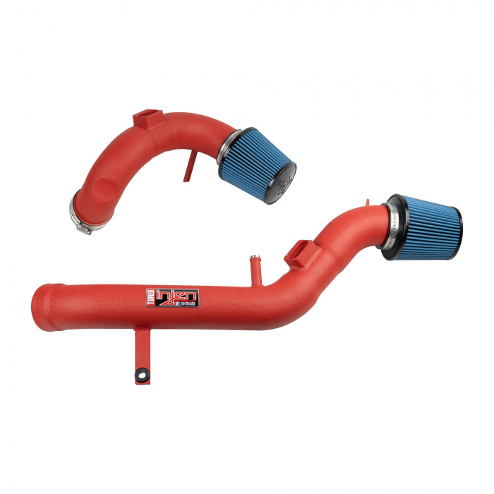 Injen 2015-2021 M3/M4 3.0L Twin Turbo Wrinkle Red Short Ram 2pc. Intake System w/ MR Technology (SP1116WR)