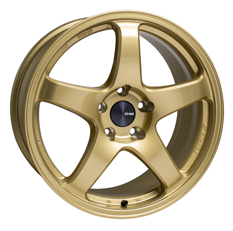 Enkei PF05 18x9.5 5x114.3 38mm Offset 75mm Bore Gold Wheel (527-895-6538GG)