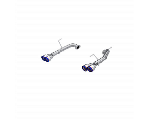 MBRP 2022+ Subaru WRX T304 Stainless Steel, 2.5in Axle-Back, Dual Split Rear, Quad BE Tips, Race Profile (S48103BE)