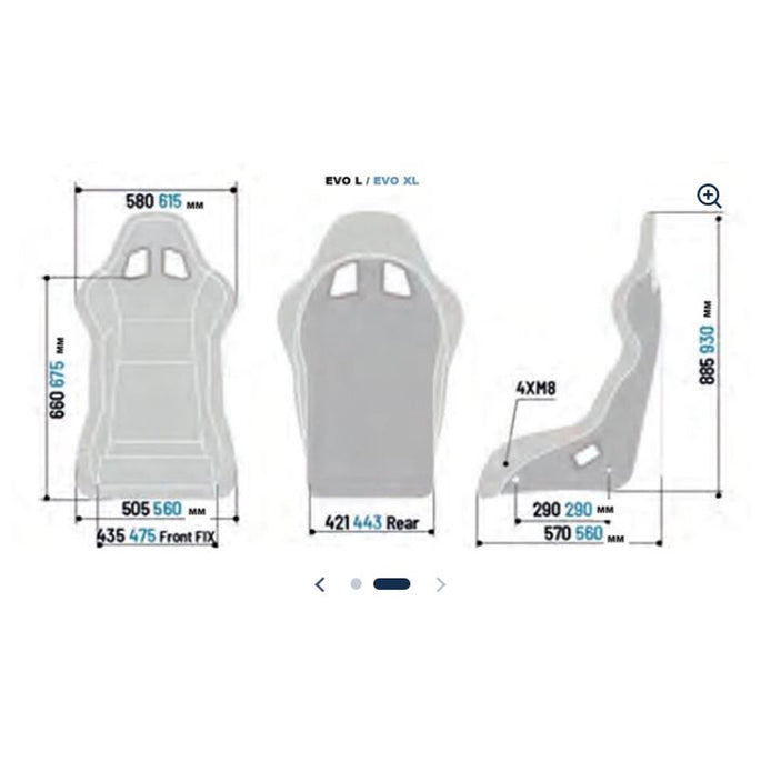 Sparco Seat EVO L QRT (008013RNR)