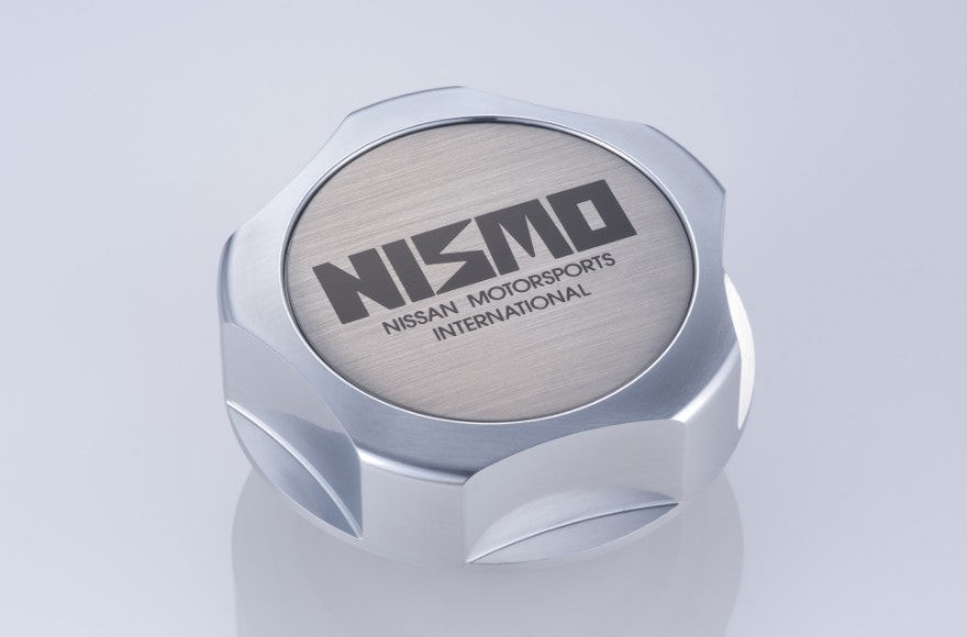 NISMO 40th Anniversary Oil filler cap with original NISMO logo design