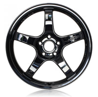 Gram Lights 57CR 19x9.5 +25 5-114.3 Glossy Black Wheel