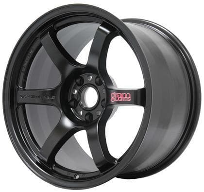 Gram Lights 57DR 18X9.5 +12 5-114.3 SEMI GLOSS BLACK WHEEL