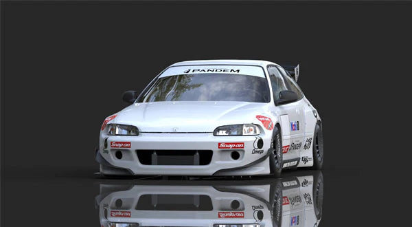 Pandem 92-95 Honda Civic Hatchback EG Rocket Bunny Full Wide-Body Aero Kit V1.5