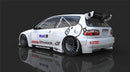 Pandem 92-95 Honda Civic Hatchback EG Rocket Bunny Full Wide-Body Aero Kit V1.5