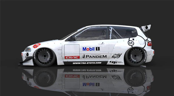 Pandem 92-95 Honda Civic Hatchback EG Rocket Bunny Full Wide-Body Aero Kit V1.5