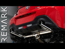 Remark 2022+ Subaru BRZ/Toyota GR86 BOSO Axle Back Exhaust w/Stainless Steel Tip (RO-TSZ8-SL)