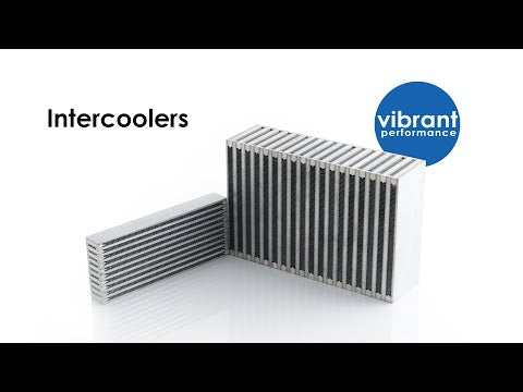 Vibrant Vertical Flow Intercooler Core 12in. W x 8in. H x 3.5in. Thick (12857)