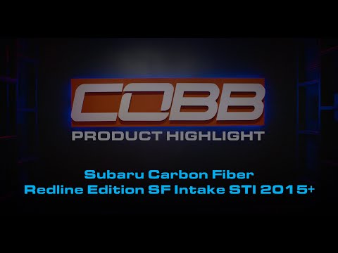 Cobb 15-21 Subaru STI Redline Carbon Fiber Intake System - Gloss Finish