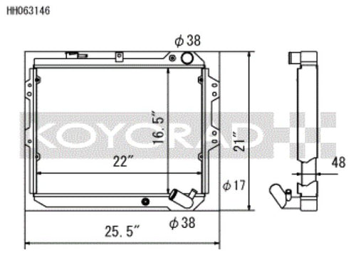 Koyo 83-85  Mazda RX-7 fits 1.1/1.3L MT (Includes GSL-SE Trim) (HH063146)