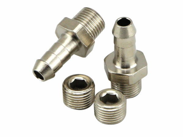 Turbosmart 1/8in NPT 6mm Hose Tail Fittings and Blanks (TS-0550-3008)