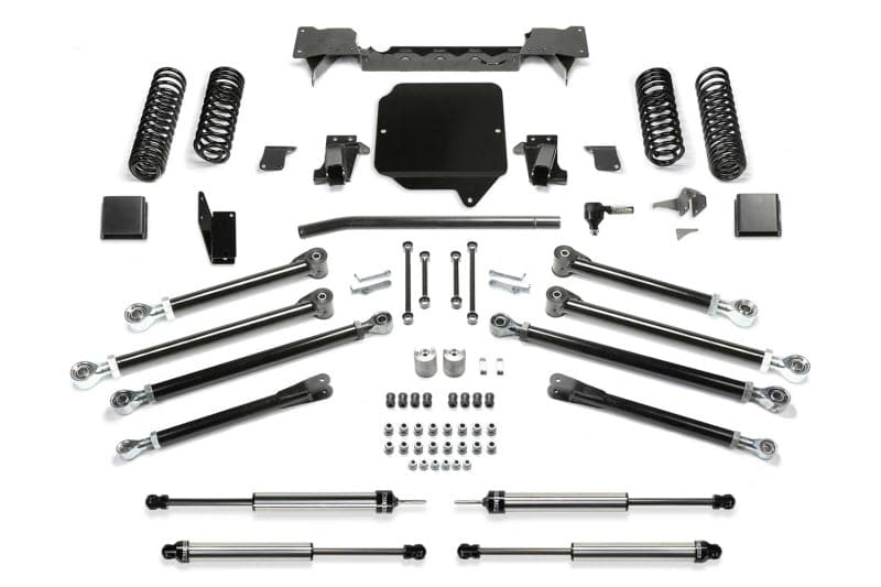 Fabtech 2020 Jeep Gladiator JT 4WD 5in Crawler System w/DL 2.25 N/R Shocks