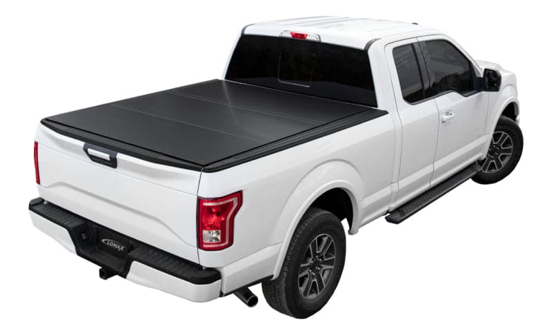 Access LOMAX Tri-Fold Cover 2022 Toyota Tundra 5Ft./6in. Bed w/ deck rail - Matte Black (B1050099)