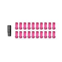 Wheel Mate Muteki SR48 Open End Lug Nuts - Pink 12x1.50 48mm