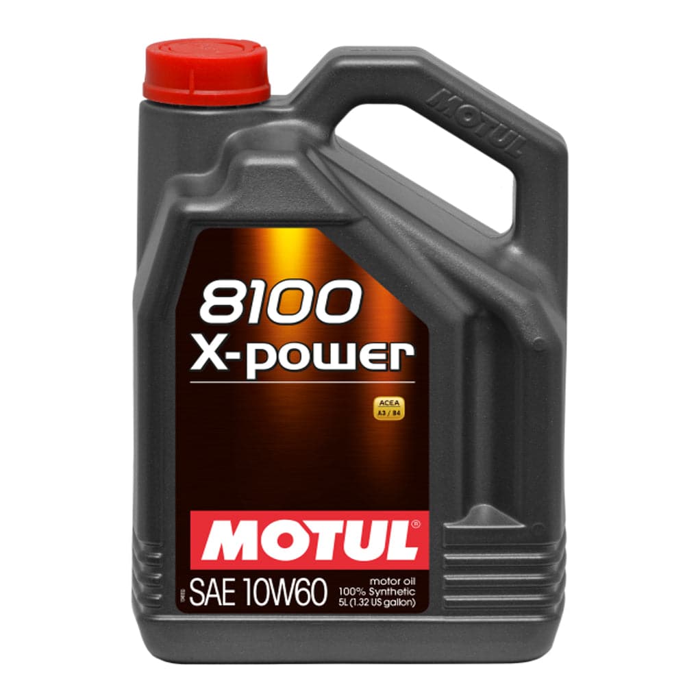 Motul 5L Synthetic Engine Oil 8100 10W60 X-Power (mot106144)