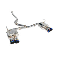 Remark 2015+ Subaru WRX/STi 4in Quad Cat-Back Exhaust Titanium Stainless Resonated