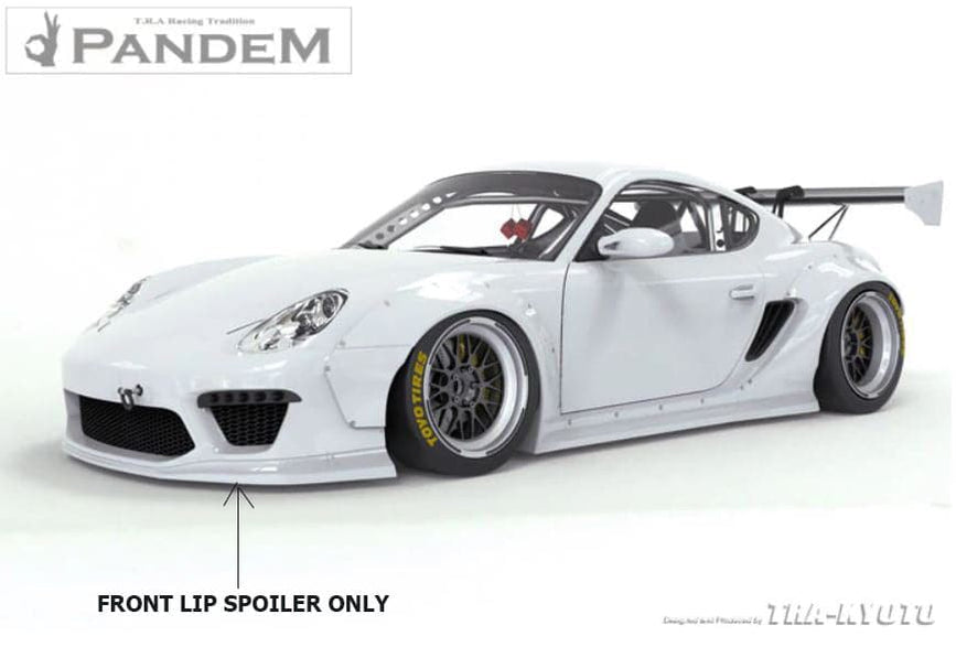 Pandem RB 09-12 Porsche Cayman V2 Front Lip Spoiler