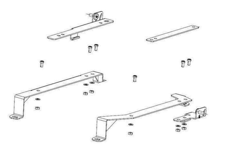 Recaro Speed V Driver Brackets (rec7227111.1)