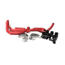 Perrin 02-07 WRX/STi FMIC Red Boost Tubes w/ Black Silicone