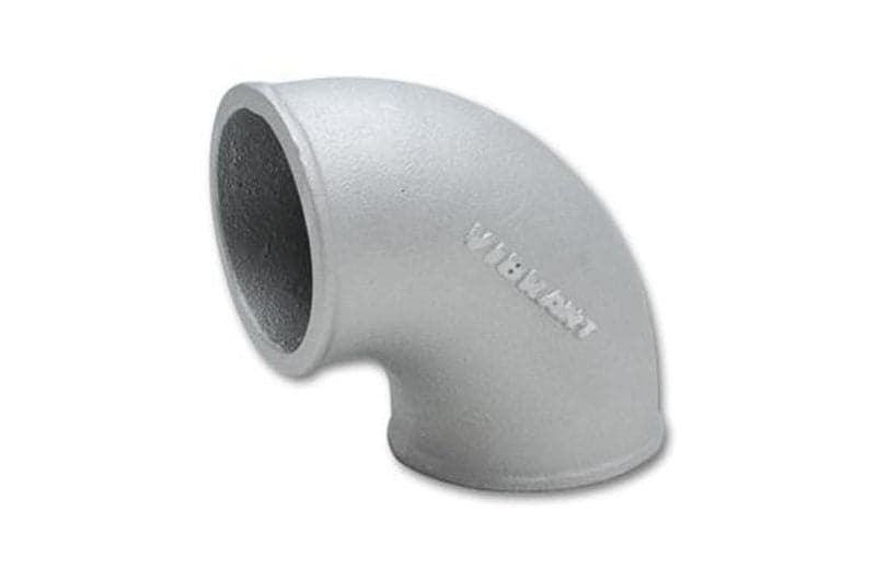 Vibrant 3in O.D. Cast Aluminum Elbow (90 degree Tight Radius) (vib2874)