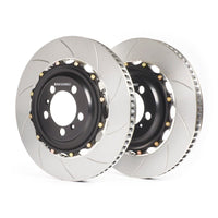 GiroDisc Porsche 911 Carrera/C4/T (991.2) 350mm Slotted Front Rotors (A1-203)