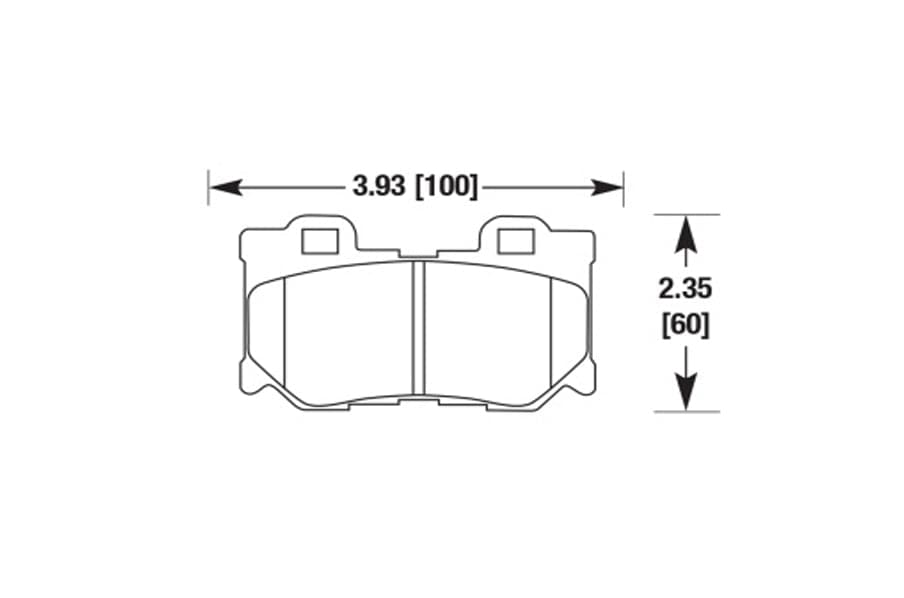 Hawk Performance 2016- Nissan 370Z DTC-70 Race Rear Brake Pads (HB602U.545)