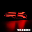 AlphaRex 20-22 Tesla Model Y PRO-Series LED Tail Lights Red Smoke w/Seq Sig