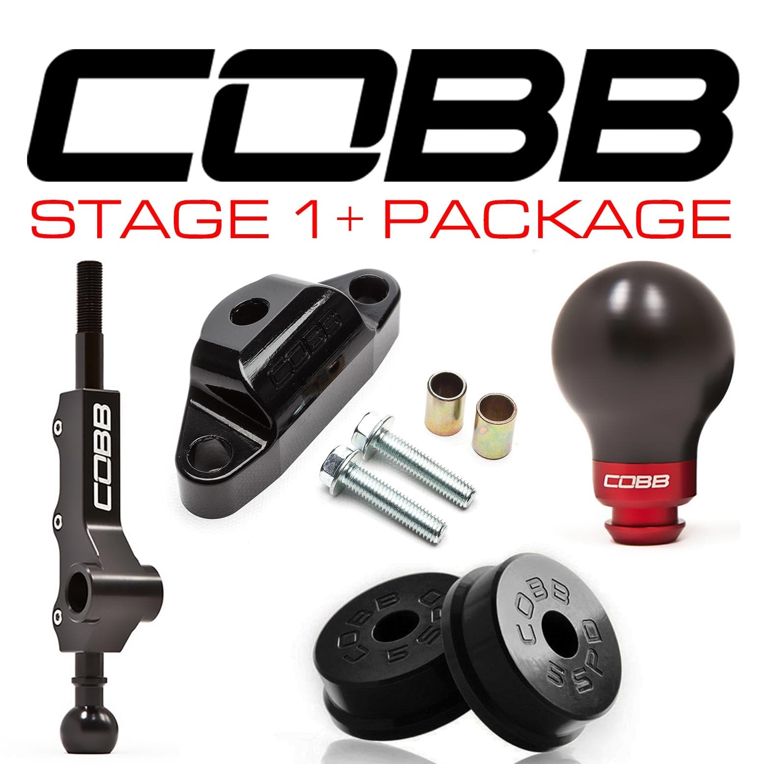 COBB Subaru 08-14 WRX, 05-09 LGT/OBXT, 06-08 FXT 5MT Stage 1+ Drivetrain Package (cobb214X01P-BK)