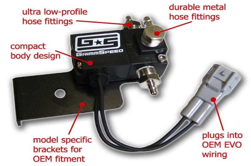 GrimmSpeed 08-16 Mitsubishi Evo X Boost Control Solenoid (grm057033)