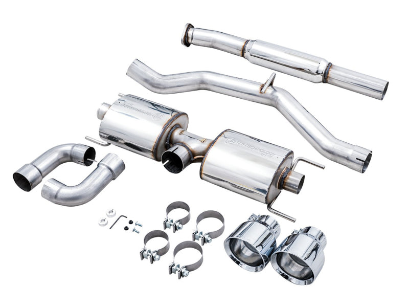 AWE Subaru BRZ/ Toyota GR86/ Toyota 86 Touring Edition Cat-Back Exhaust- Chrome Silver Tips