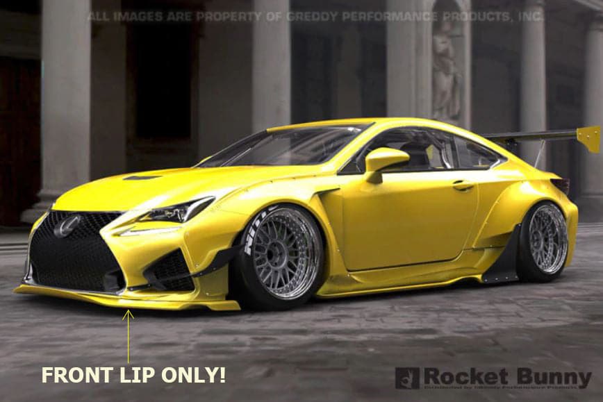 GReddy 15+ Lexus RC-F Rocket Bunny Front Lip